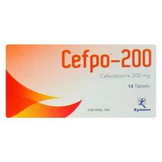 Cefpo 200mg Tablets, Pack of 14's