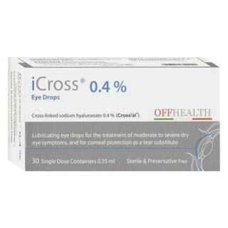 Icross Gel 0.4% Eye Drops 0.35ml, Pack of 30's