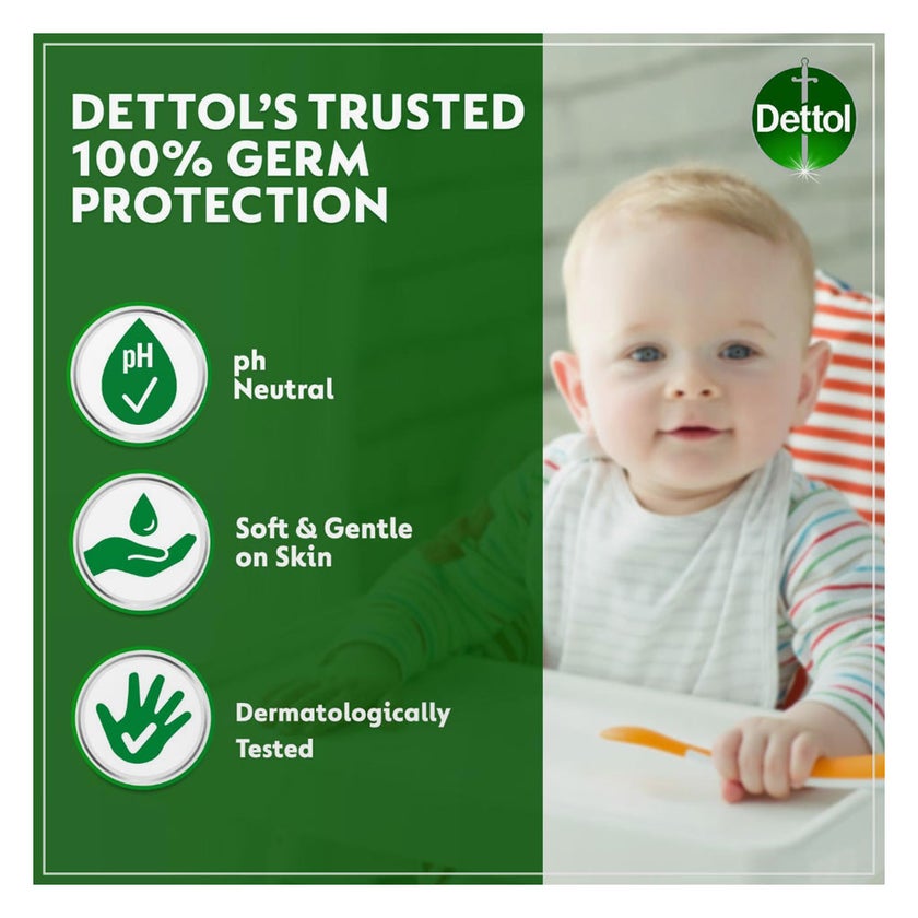 Dettol Fresh Anti-Bacterial Skin Wipes, Pack of 10's