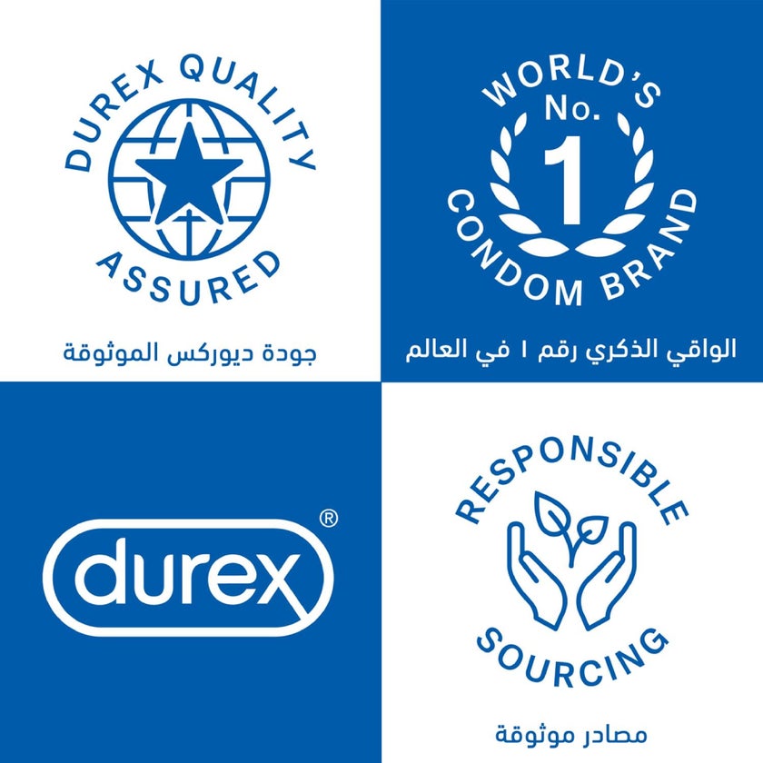 Durex Thin feel Condoms XL, Pack of 12's