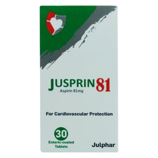 Jusprin 81mg Tablets, Pack of 30's