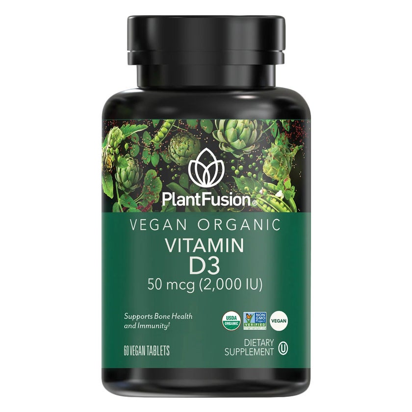 PlantFusion Vitamin D3 2000IU Tablets, Pack of 60's
