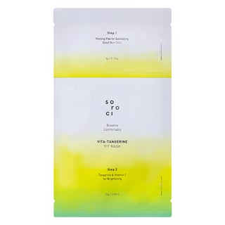 Soroci  Vita-Tangerine Fit Face Sheet Mask & Peeling Pad