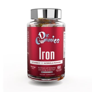 Dr. Gummies Iron Adult Gummies With Vitamin C, Pack of 60's
