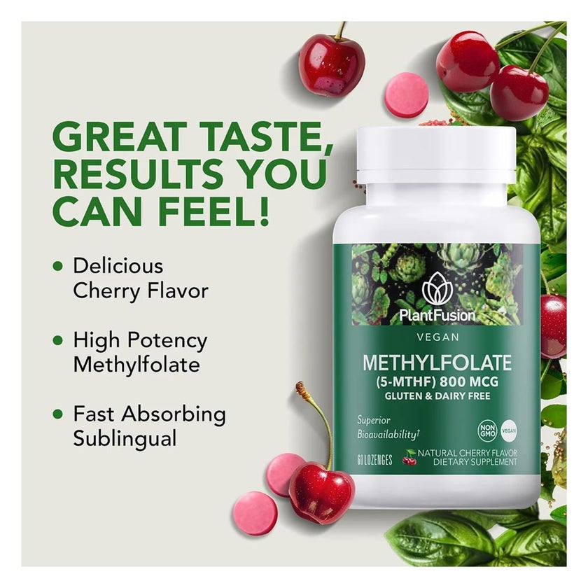 Plant Fusion Methylfolate Lozenges, Pack of 60's