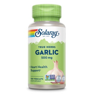 Solaray Garlic Bulb 500mg Veg Capsules For Hearth Health, Pack of 100’s