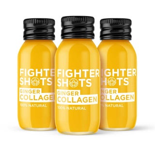 Fighter Shots Ginger & Collagen Shots 60ml, Pack of 12's