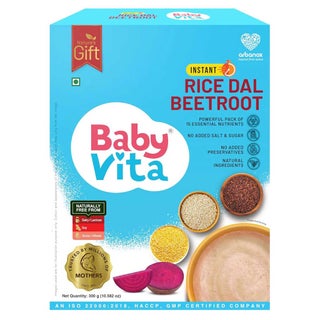 Babyvita Instant Rice Daal Beetroot Mix Powder 300g