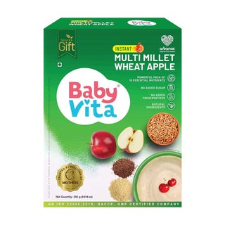 Babyvita Instant Multimillet Wheat Apple Powder 300g