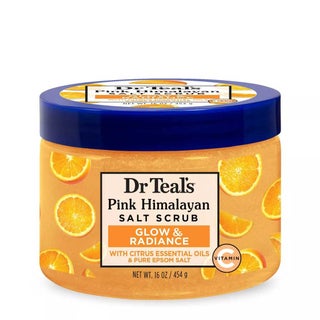Dr Teal’s Pink Himalayan Glow & Radiance Salt Scrub 454g
