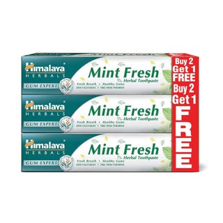 Himalaya Mint Fresh Herbal Toothpaste 100ml, Pack of 3