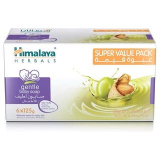 Himalaya Gentle Baby Soap 125g, Pack of 6