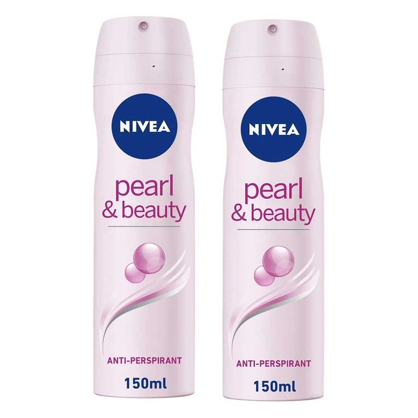 Nivea Women Pearl & Beauty Deo Spray 150ml, Pack of 2