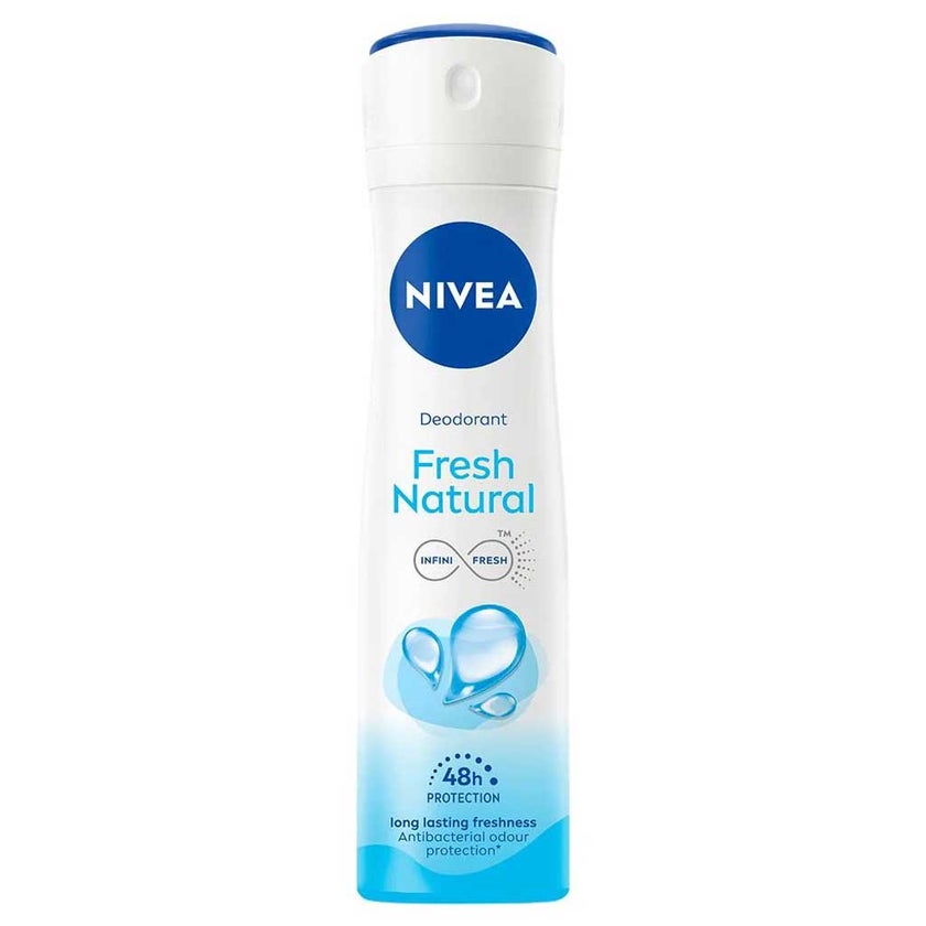 Nivea Women Fresh Natural Deo Spray 150ml, Pack of 2