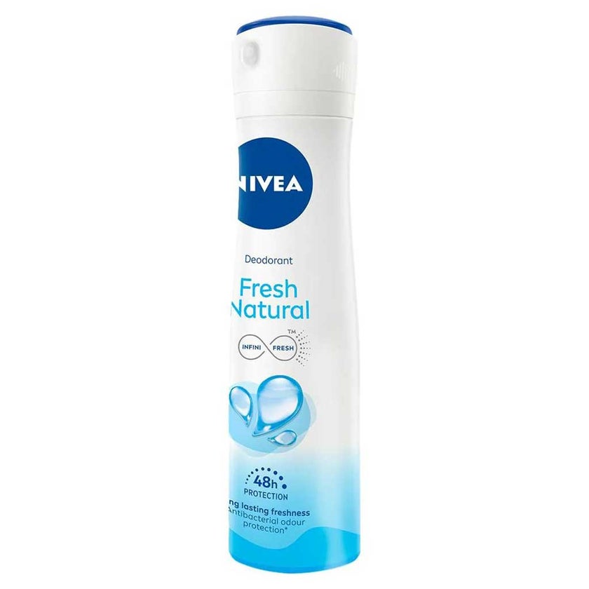 Nivea Women Fresh Natural Deo Spray 150ml, Pack of 2