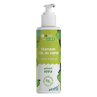 Hiskin Gel Apple Shampoo & Bath For Kids 280ml