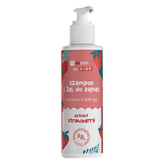 Hiskin Gel Strawberry Shampoo & Bath For Kids 280ml