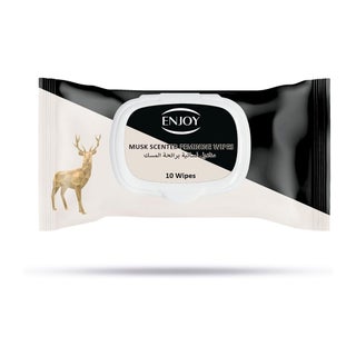 Enjoy Musk Scented Feminine Wipes, Pack of 10's
