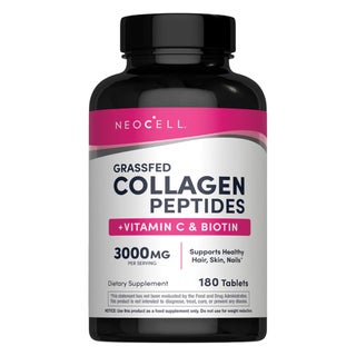NeoCell Grassfed Collagen + Vit C & Biotin Tablets, Pack of 180's