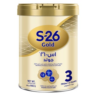 S-26 Gold Stage 3 Toddlers Milk Formula For 1 To 3 Years 800g