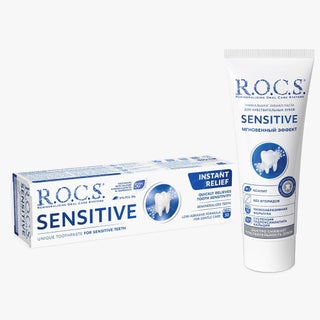 ‏ROCS Instant Relief Sensitive Toothpaste 94g