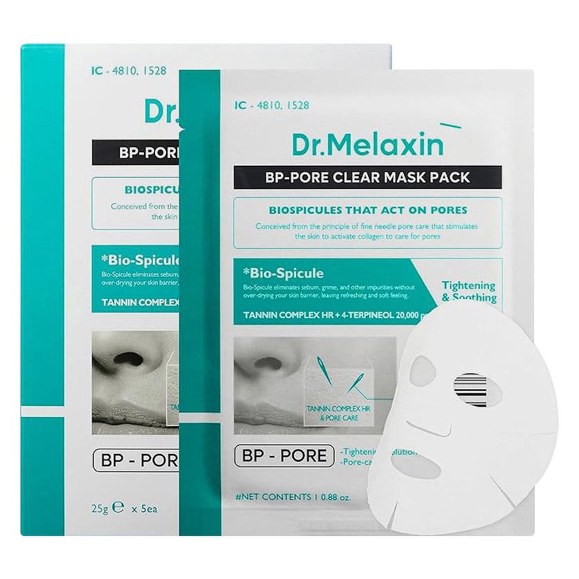 Dr. Melaxin BP Pore Clear Face Sheet Mask 25g, Pack of 5's