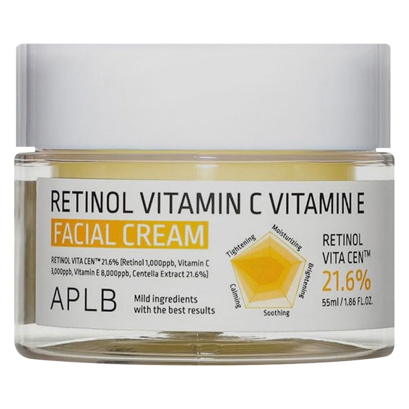 APLB Retinol Vitamin C and Vitamin E Facial Cream 55ml
