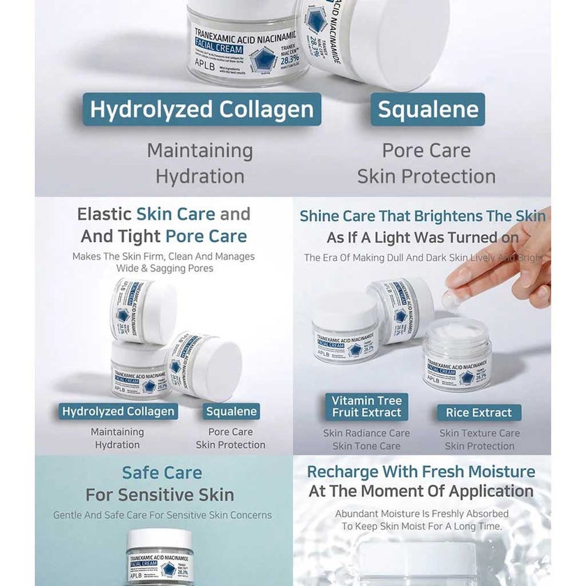 APLB Tranexamic Acid Niacinamide Facial Cream 55ml