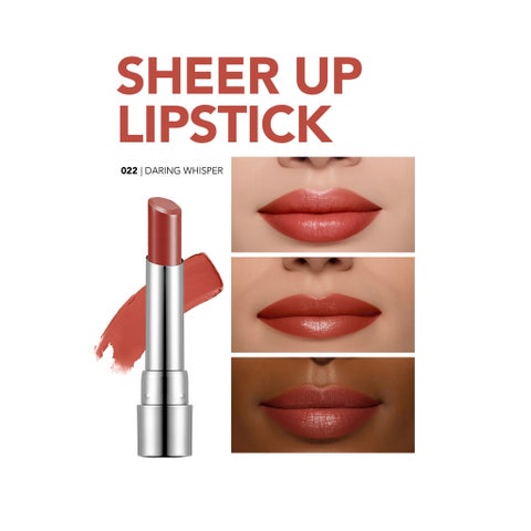 Flormar New Sheer Up Lipstick 3g - Daring Whisper/022