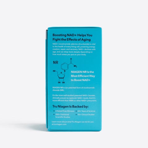 Tru Niagen NAD+ Booster Anti Aging Capsules 300mg, Pack of 30's