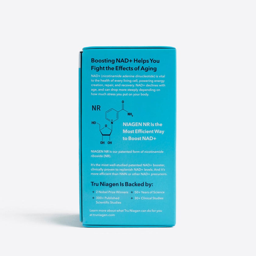 Tru Niagen NAD+ Booster Anti Aging Capsules 300mg, Pack of 30's