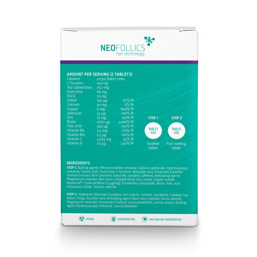 Neofollics Anti Grey Hair Tablets, Pack of 60's