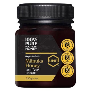 100% Pure New Zealand Unpasteurised Manuka Honey UMF20+ MGO826+ 250g