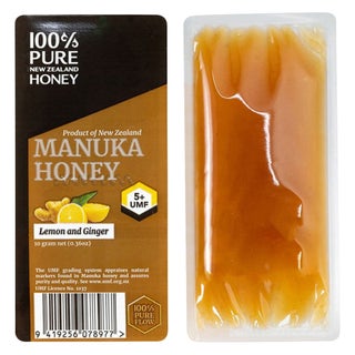 100% Pure New Zealand Manuka Honey Lemon & Ginger UMF5+ MGO83+ Sachet 10g