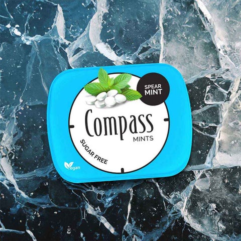Compass Classic Sugar Free Spearmint Mints 14g