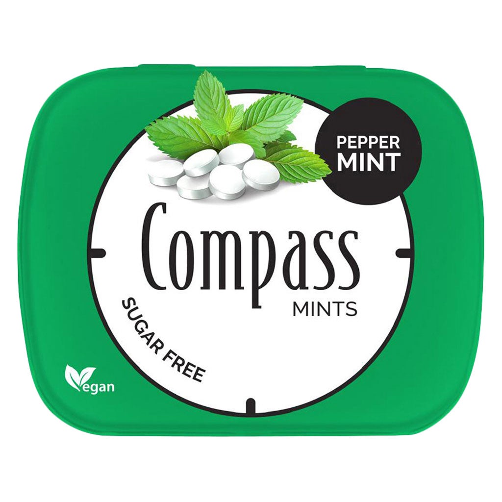 Compass Classic Sugar Free Peppermint Mints 14g - myAster