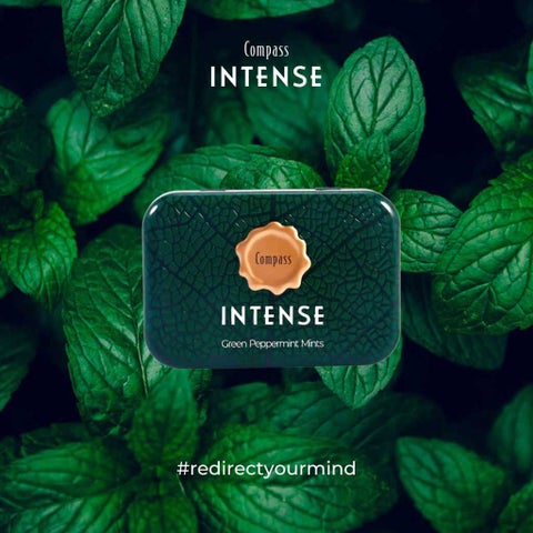 Compass Intense Green Peppermint Mints 20g