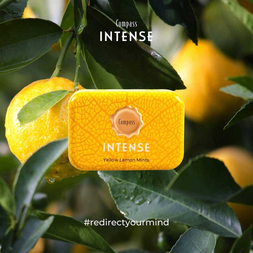 Compass Lemon Compass Intense Yellow Lemon Mints 20g - myAster
