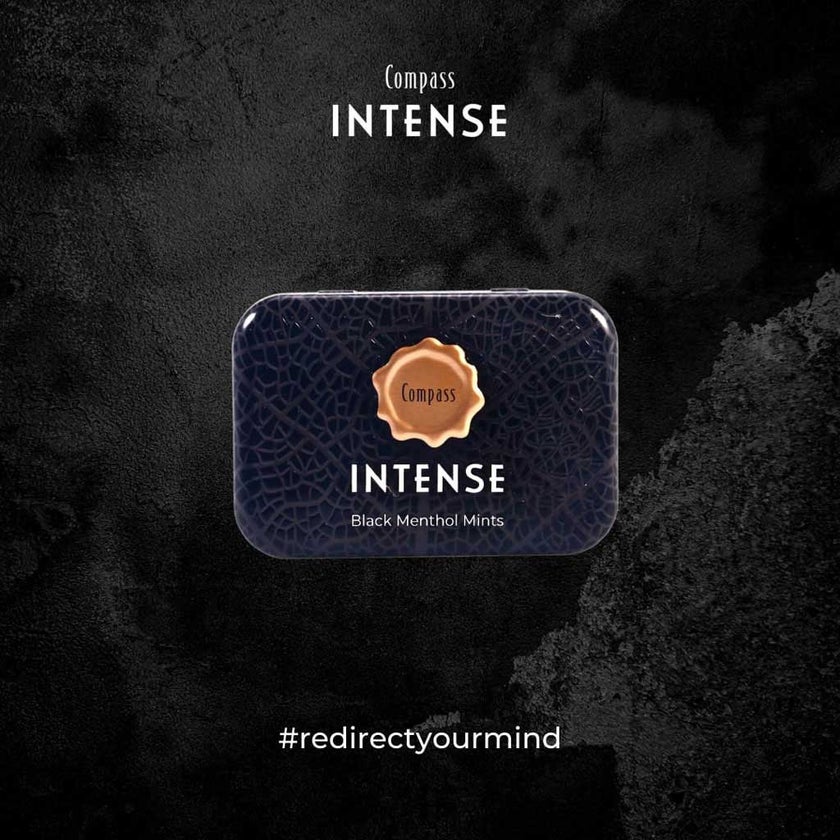Compass Intense Black Menthol Mints 20g
