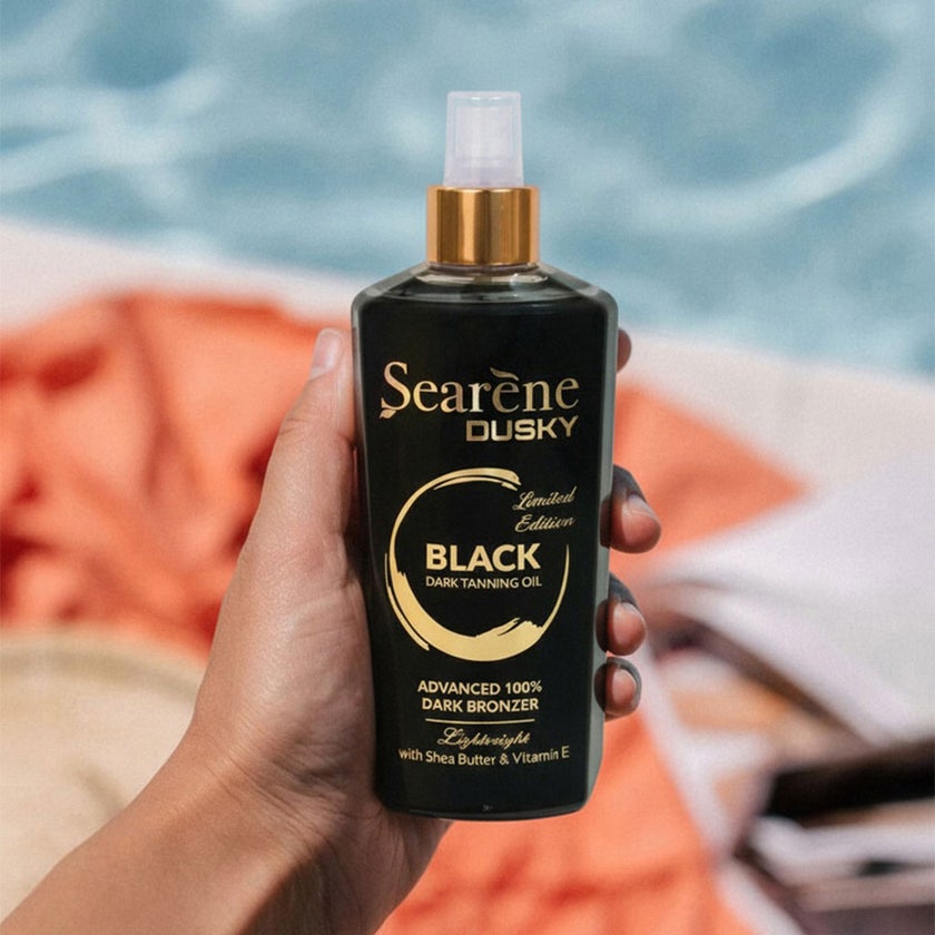 Searene Dusky Black Dark Tanning Oil 75ml, Dark Bronzer