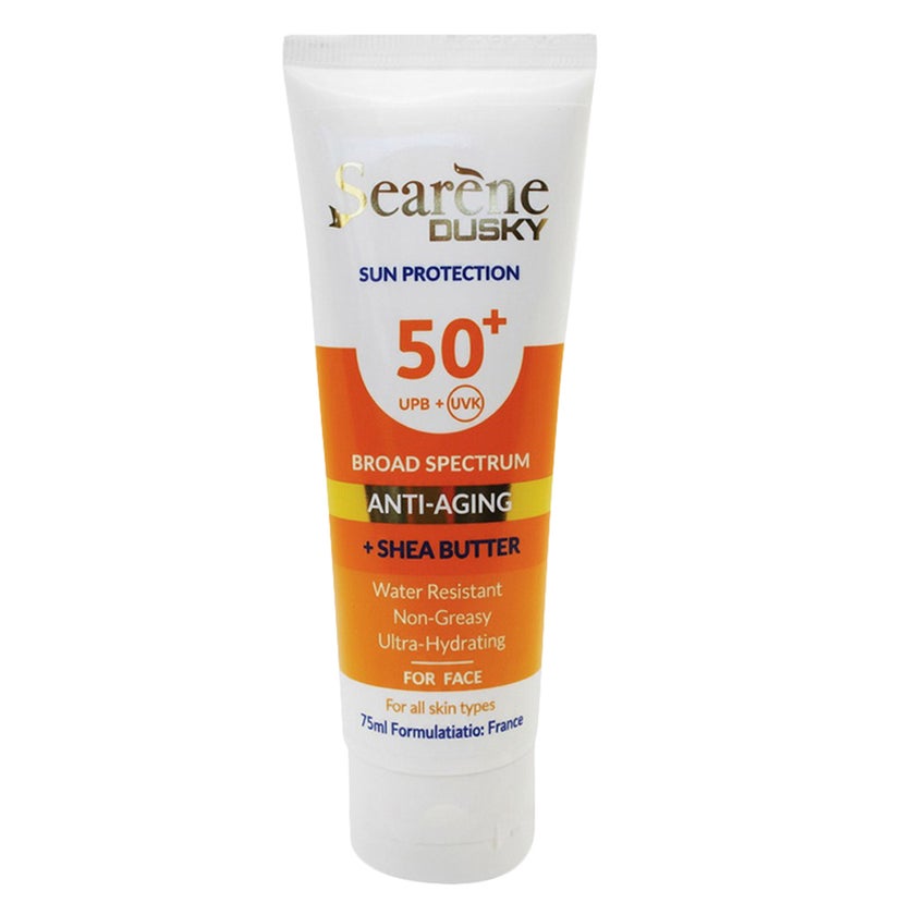 Searene Dusky SPF50+ Anti-Aging + Shea Butter Sunscreen 75ml