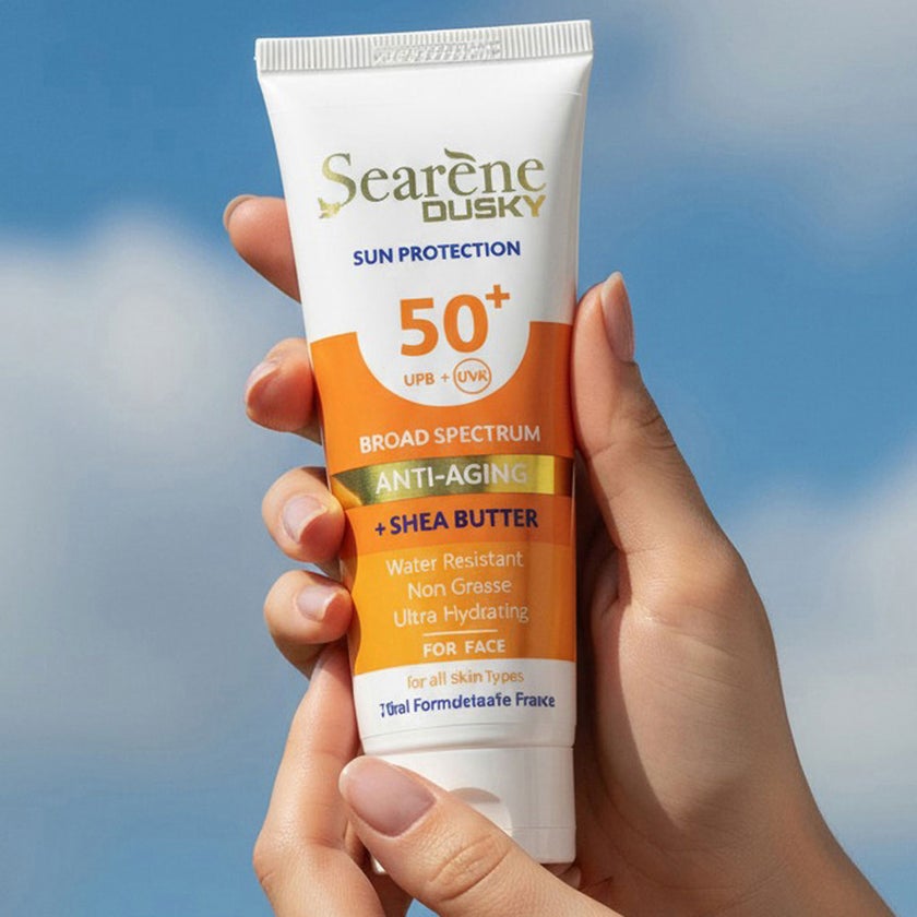 Searene Dusky SPF50+ Anti-Aging + Shea Butter Sunscreen 75ml