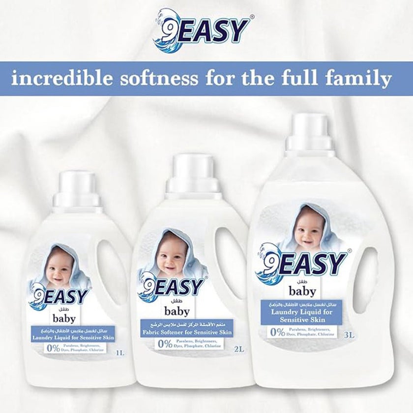 9Easy Sensitive Baby Skin Laundry Liquid 1L