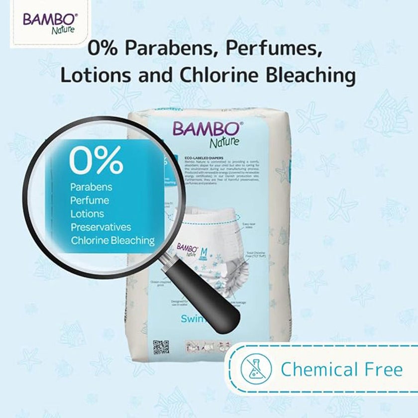 Bambo Nature Baby Swim Pants, Small, 7-12kg, Pack of 12's