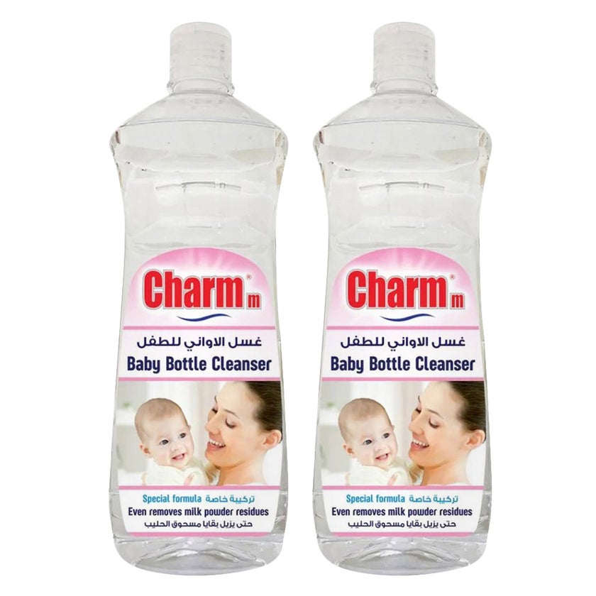 Charmm Baby Bottle and Toy Cleanser 750ml, Pack of 2's