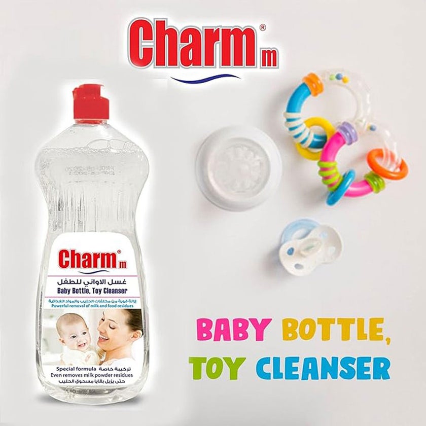 Charmm Baby Bottle and Toy Cleanser 1L, Pack of 2's