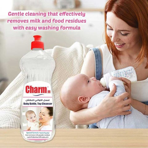 Charmm Baby Bottle and Toy Cleanser 1L, Pack of 3's