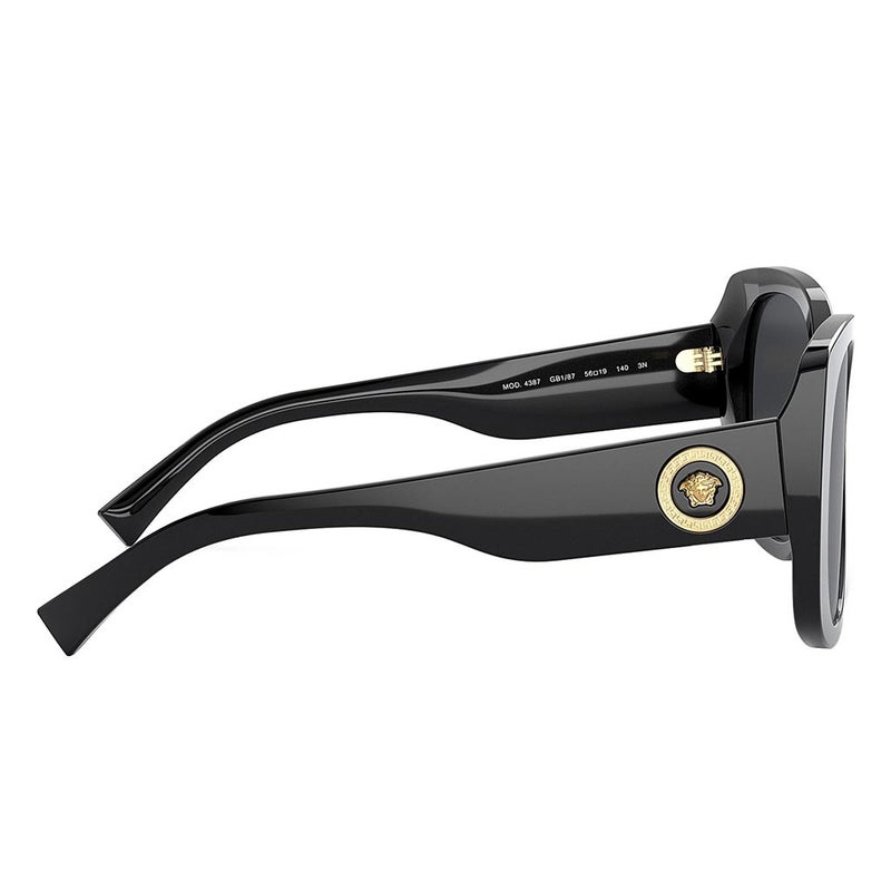 Versace Women's Sunglasses, Rectangle Shape, Size 56 - GB1/87 VE4387