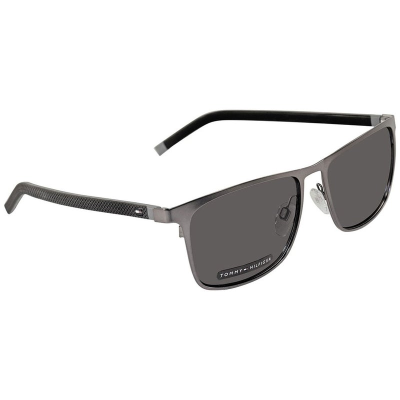 Tommy Hilfiger Men's Sunglasses, Rectangular Shape TH1716/S - Black
