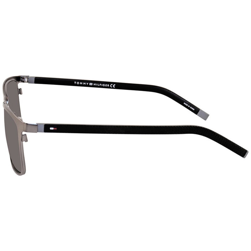 Tommy Hilfiger Men's Sunglasses, Rectangular Shape TH1716/S - Black